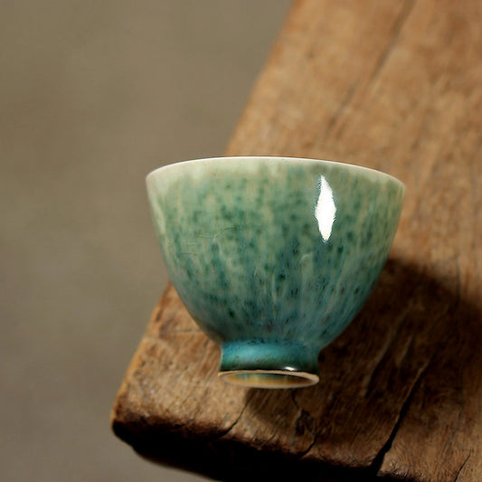 Yaobian (furnace transmutation)glazed tea cup
